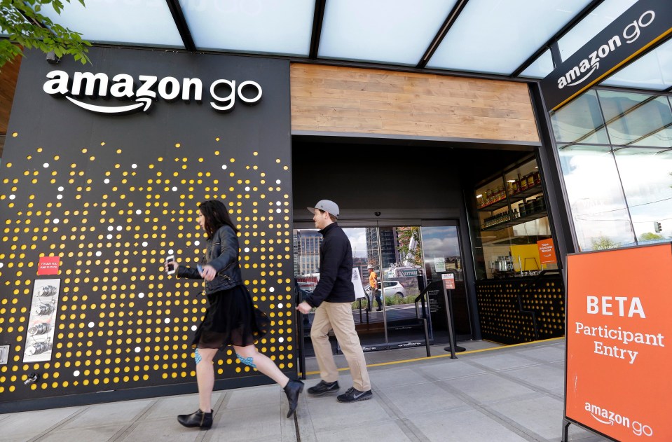 Amazon Go is located inside the company